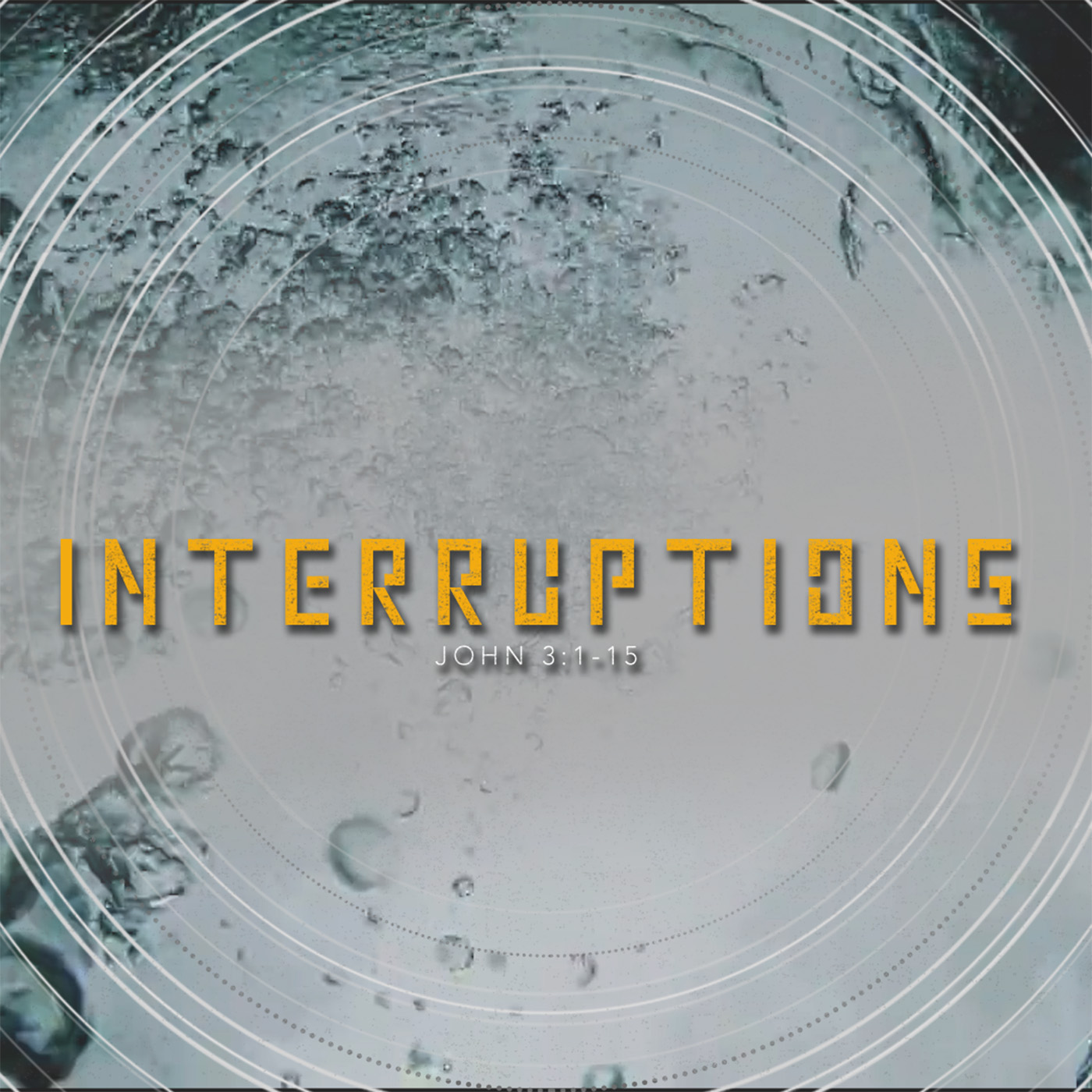 Interruptions - Transition Sermons episode artwork